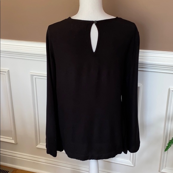 Cloth & Stone black viscose top Medium - Picture 2 of 8